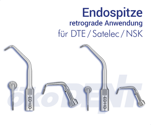 Endospitze, retrograde Anwendung (DTE / Satelec / NSK kompatibel)
