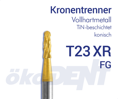 Hartmetall-Kronentrenner T23 XR - Konus, rund