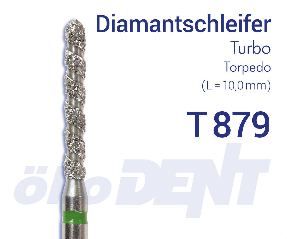 Turbo-Diamant T879 - Torpedo – ökoDENT, Diamond Burs