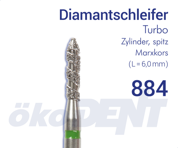 Turbo-Diamant T884 - Zylinder, spitz - Marxkors