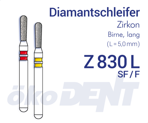 ZIRKON-Diamantschleifer Z830L – ökoDENT, Diamond Burs