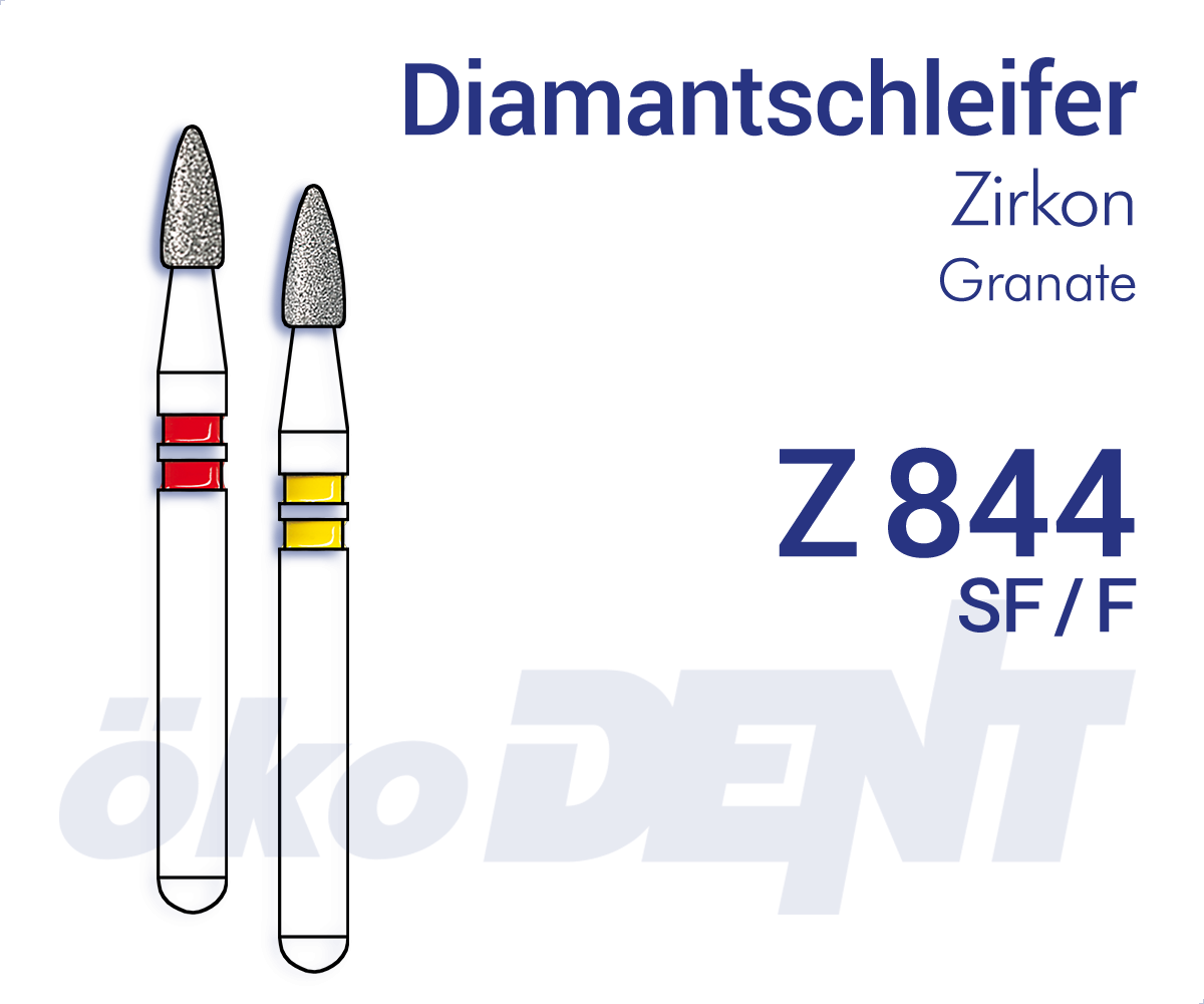 ZIRKON-Diamantschleifer Z844 – ökoDENT, Diamond Burs