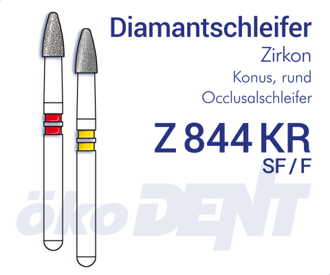 ZIRKON-Diamantschleifer Z844KR – ökoDENT, Lab Rotary Instruments