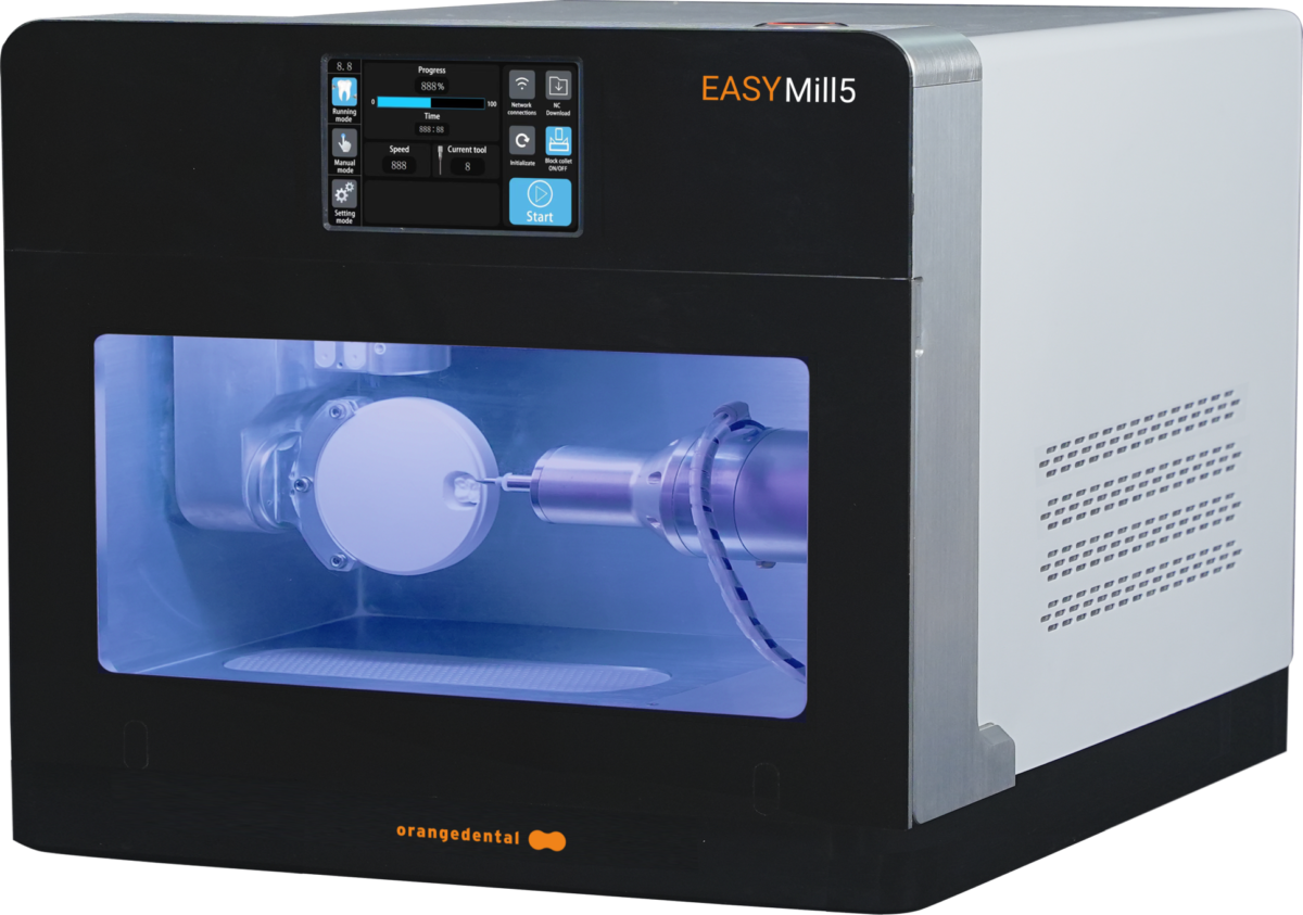 EASY Mill 5 – orangedental, Fräs- und Schleifmaschinen