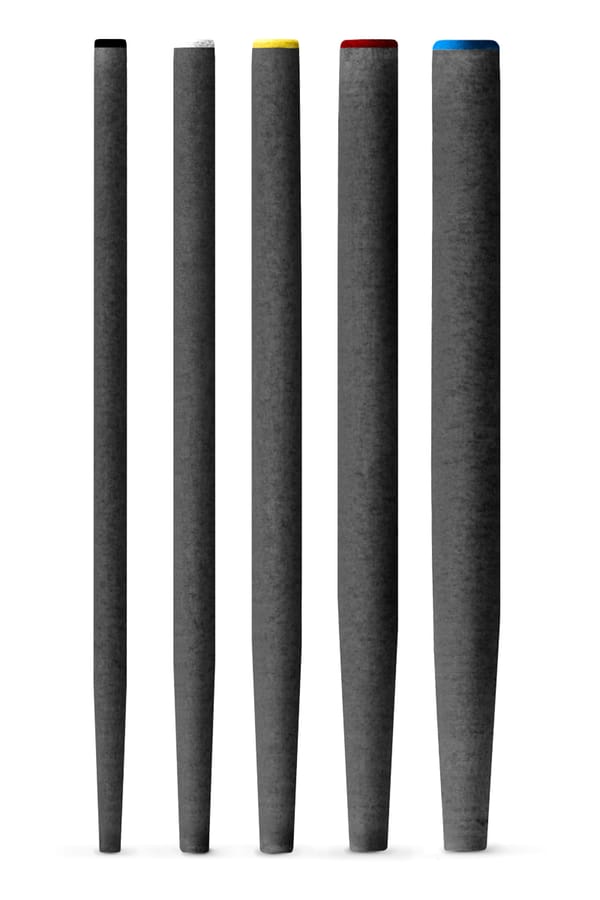 Cylindrical Over Post Black