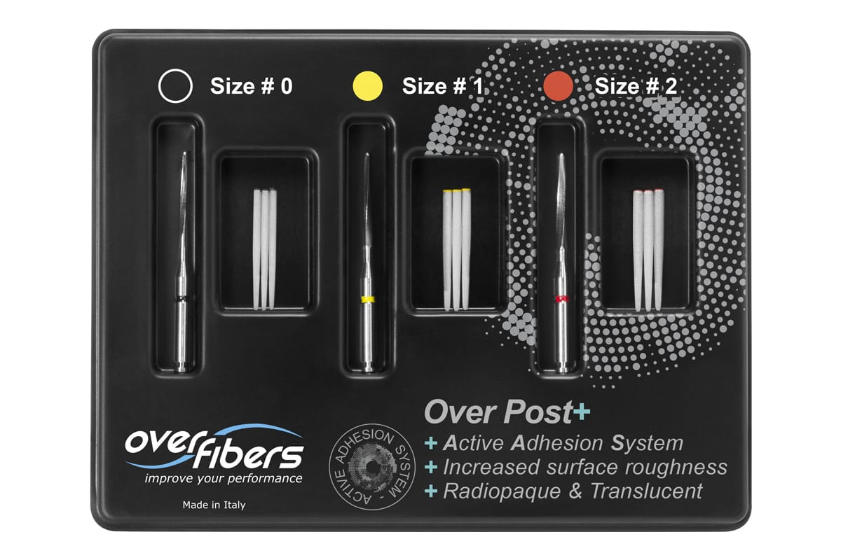 Over Post+ Tenon en fibre de verre zircone (PP700-PP703 (Tenons de recharge)) – OVERFIBERS SRL, Post Systems