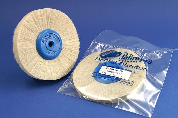 Rundbürste 32/90 mm KK Ziegenhaar weiß