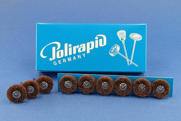 Brosses miniatures avec pièce à main, 1 disque 3M Scotch-Brite™ grossier