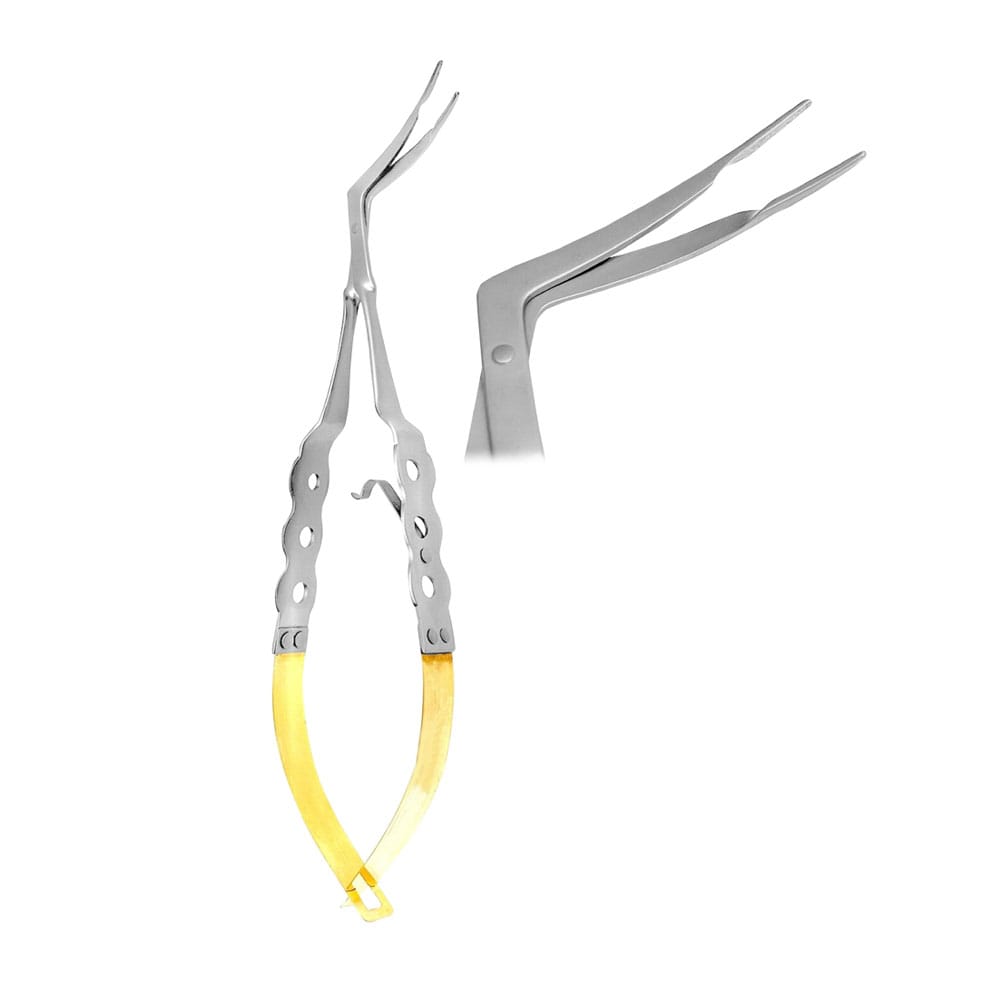 Pince de greffe tissulaire pour tunnelisation, courbée droite – Precision Dental, Surgical Instruments