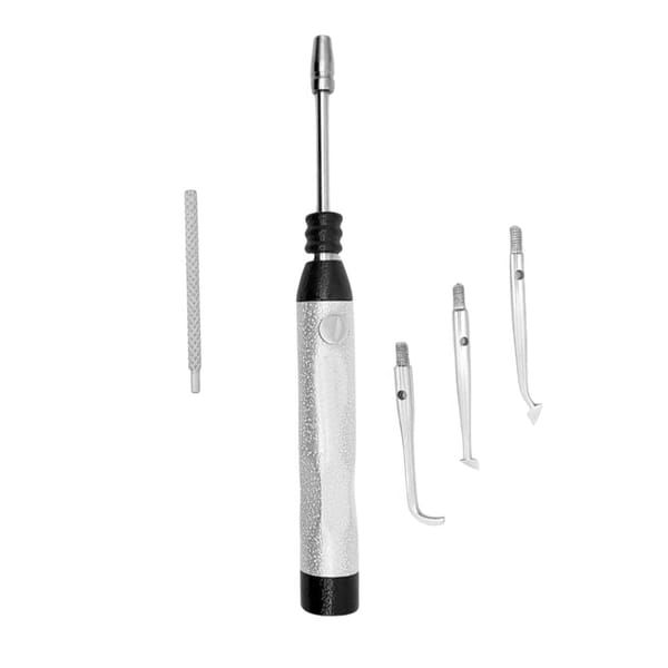 Kit de dépose de couronnes dentaires – Arrache-couronne turc avec 3 embouts à ressort supplémentaires