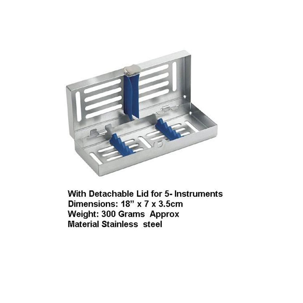 Cassette de stérilisation dentaire pour 5 instruments – Precision Dental, Trays, Sterilization Containers and Accessories