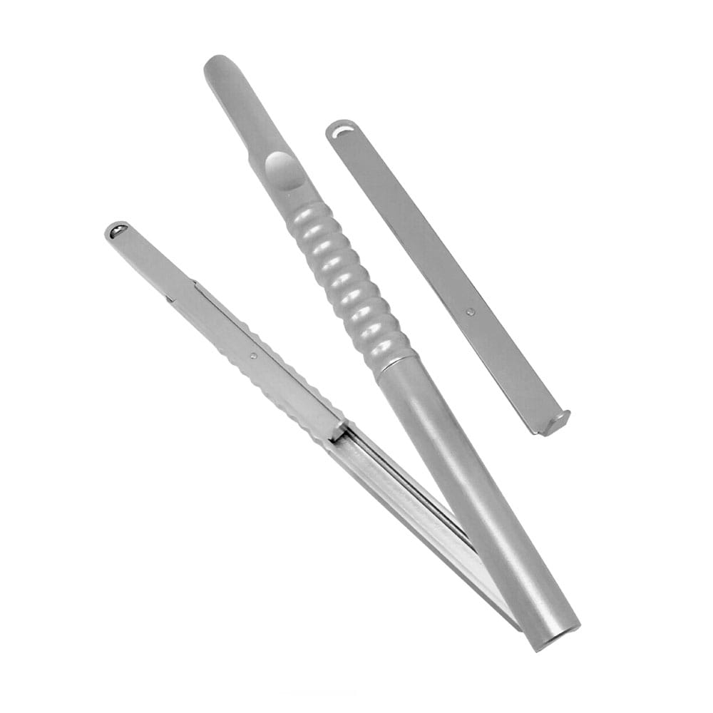 Grattoir osseux droit – Instrument de prélèvement osseux de précision – Precision Dental, Surgical Instruments