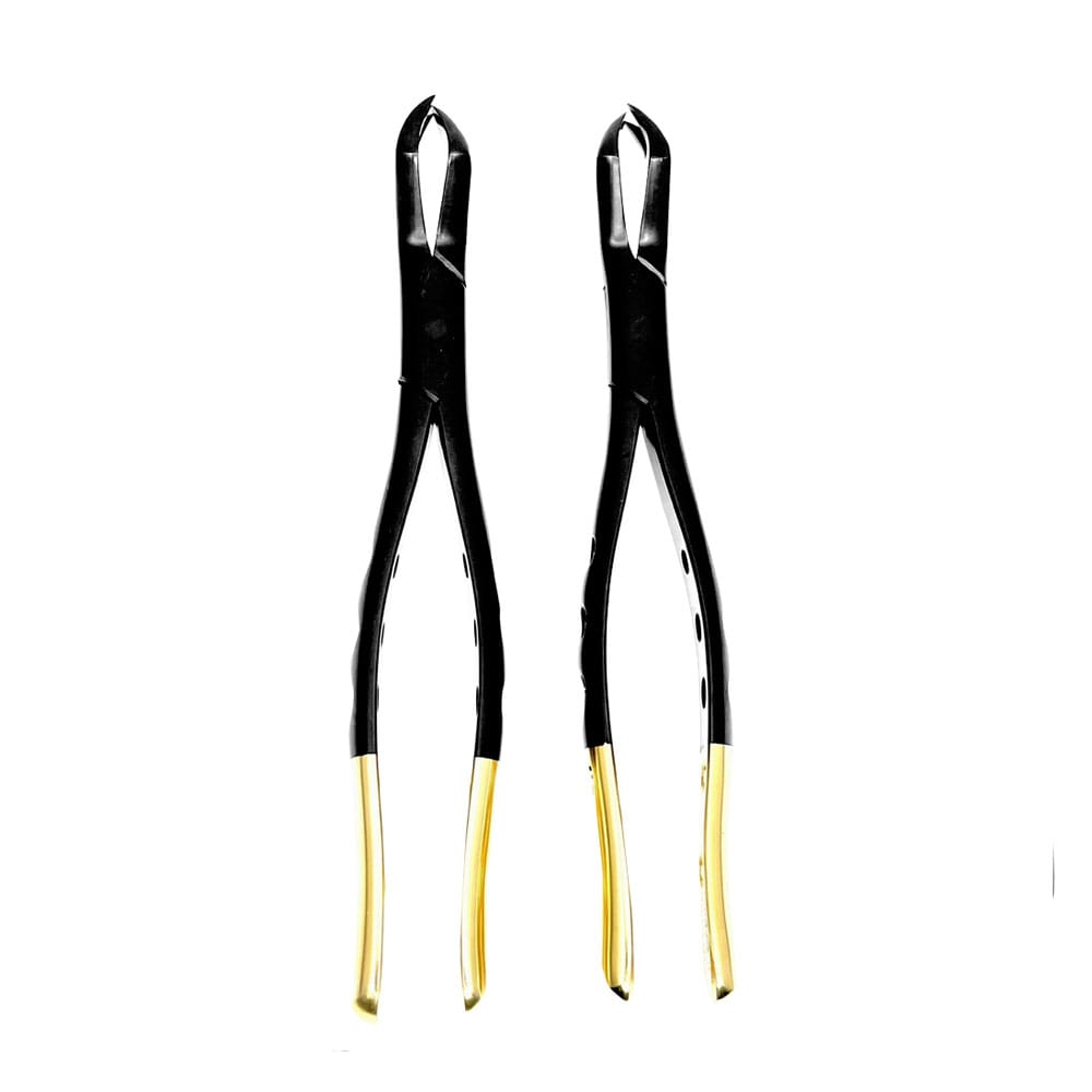 Coffret de daviers d'extraction Fig. 88R – 88L molaires supérieures BLACK-GOLD – Precision Dental, Extraction Forceps