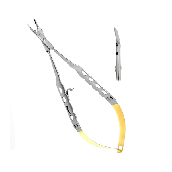 Needle Holder Micro with Cutting Edge, Thumb-Lock, CVD 15cm