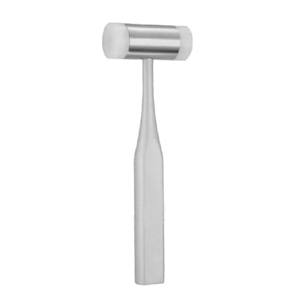 Molt-Hammer 18,5 cm, autoklavierbar, Kunststoffaufsätze