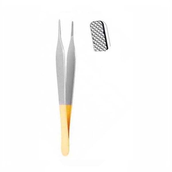 Gewebezange TC, Adson, anatomisch, 120 mm