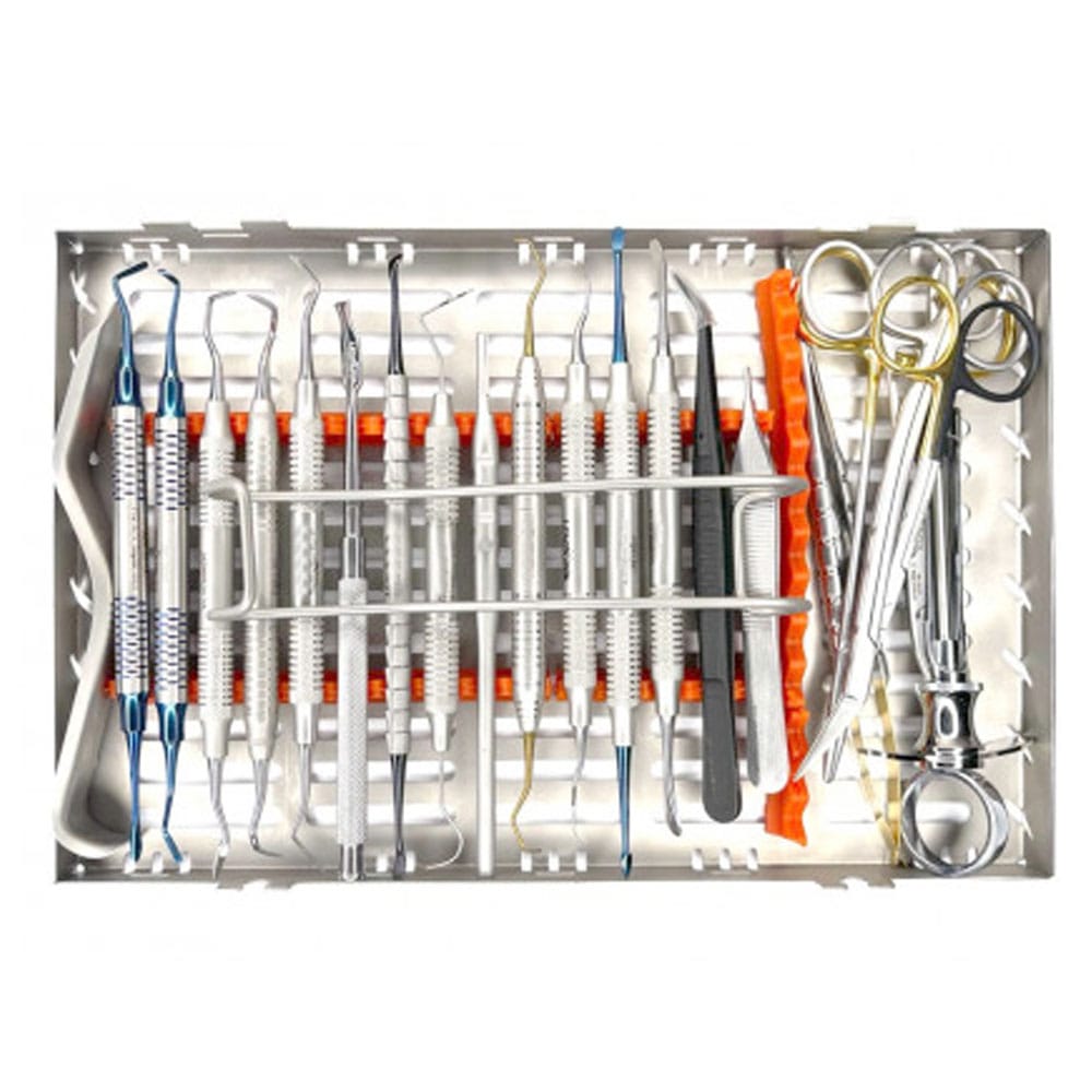 Implantat-Parodontologie-Vollinstrumenten-Kit – Precision Dental, Systemunabhängige Instrumente und Zubehör