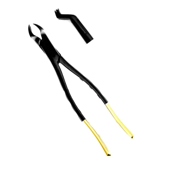 Extraktionszange Fig. 88L Oberkiefer Molar links – SCHWARZ-GOLD