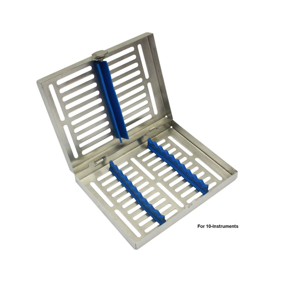 Sterilisationskassette für 10 Dentalinstrumente – Precision Dental, Trays, Sterilcontainer und Zubehör
