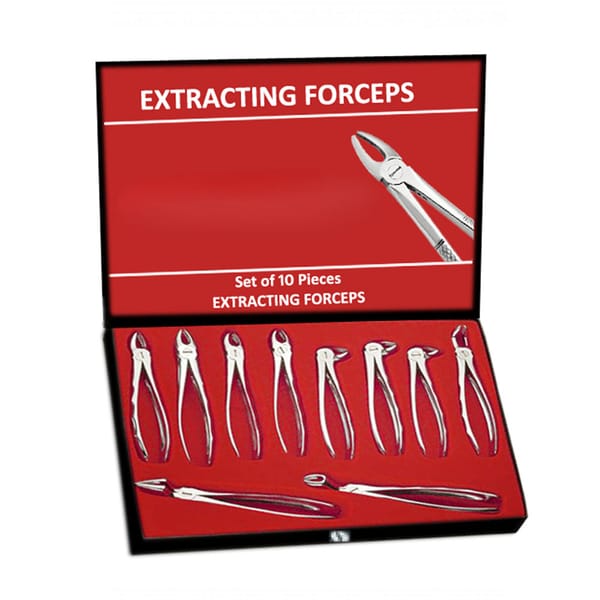 Forceps Set of 10 – Dental Surgical Instrument Set