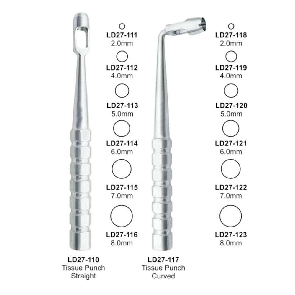 Schleimhautstanzen-Set, 12-teilig – Precision Dental, Systemunabhängige Instrumente und Zubehör