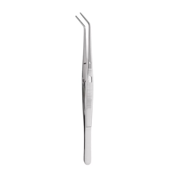 Endo Cotton Pliers Angled, Locking, 15cm