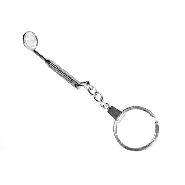 Miroir dentaire de démonstration (porte-clé)