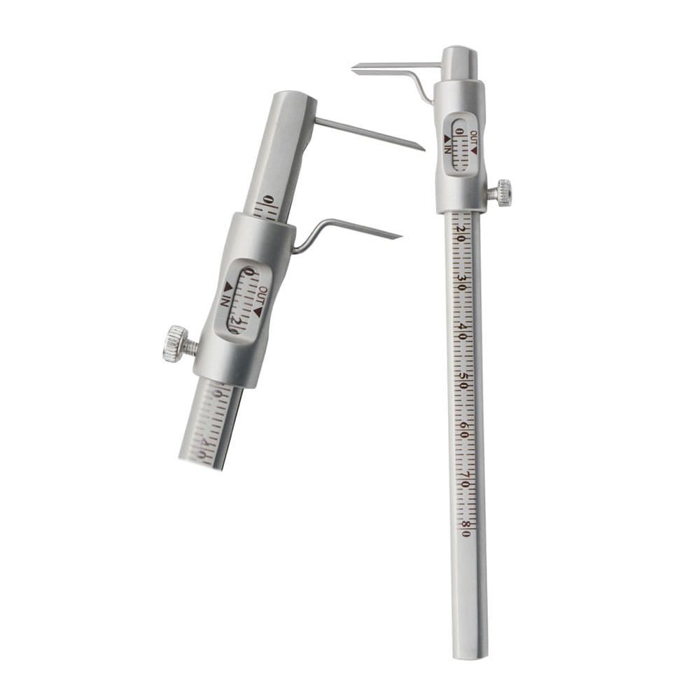 Compas coulissant pour implants dentaires – Outil de mesure de précision pour actes chirurgicaux dentaires – Precision Dental, System-Independent Instruments and Accessories