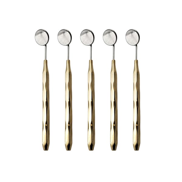 Mundspiegel-Set, 5-teilig, vergoldet, Marke ARTMAN