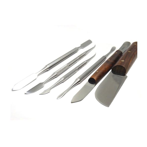 Couteau à plâtre, Fahen petit modèle, Spatule à ciment, Zahle, Beale, LeCron – LOT DE 6
