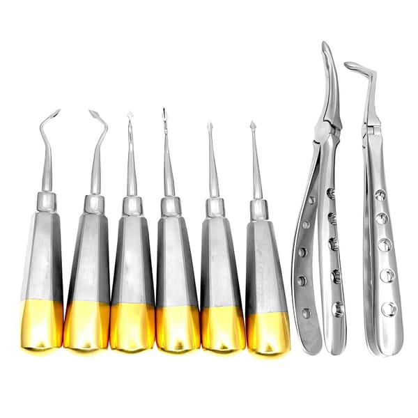 SPADE ROOT TIP KIT – 6 élévateurs et 2 davier de racines