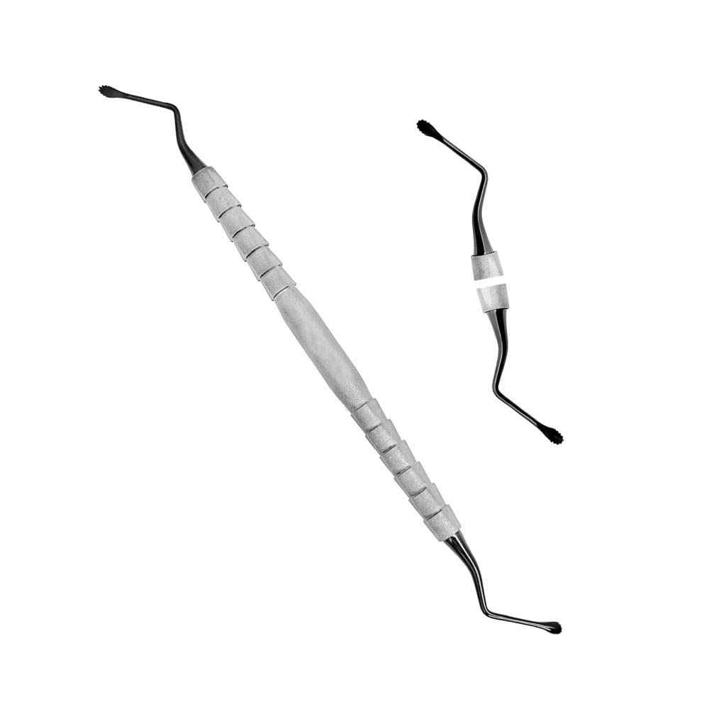 Lucas Knochenlöffel mikrogezahnt 3 mm – SCHWARZ – Precision Dental, Knochenzangen & Meißel