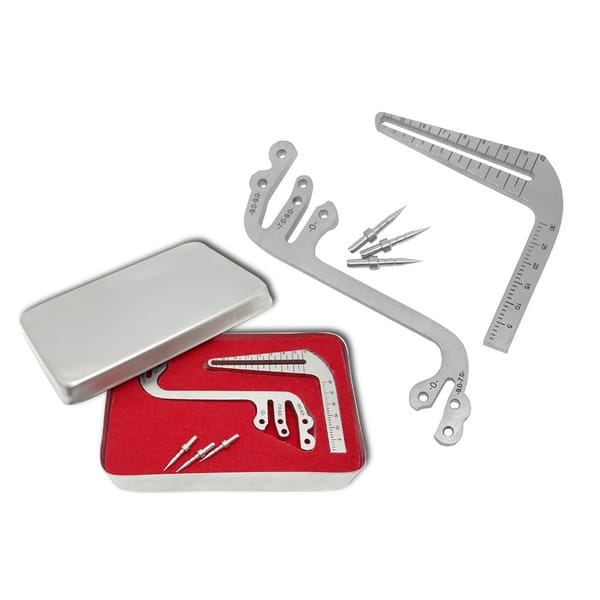Set Dental-Implantat Locator Tiefenmessstift Führungsplatte S-Typ L-Typ