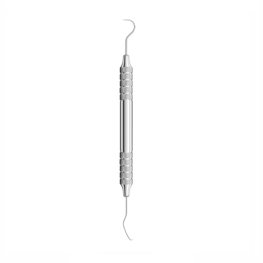 Explorer #05N, Shepherd's Hook doppelt gebogener Schaft, Mini-Spitze – Precision Dental, Sonden