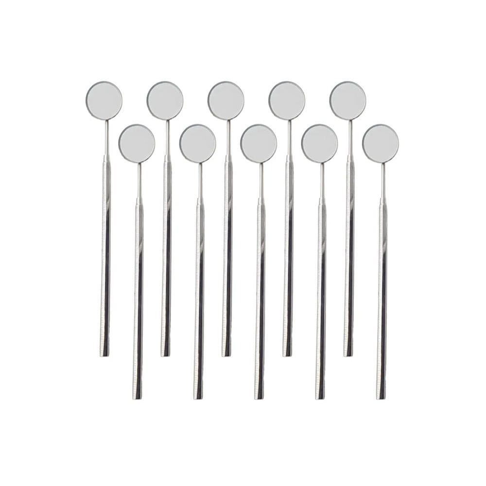 Dental Mouth Mirror Pack of 10 with Stainless Steel Handle – Precision Dental, Explorers