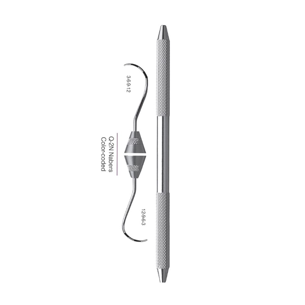 Doppelseitige Furkationssonden Q-2N Nabers – Precision Dental, Sonden