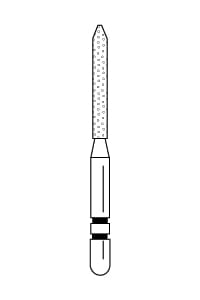 250.9 – Bevel-End Cylinder – Premier Dental, Diamanten