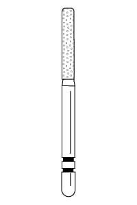 586.8 – KS Cylinder (Round Edge) – Premier Dental, Diamanten