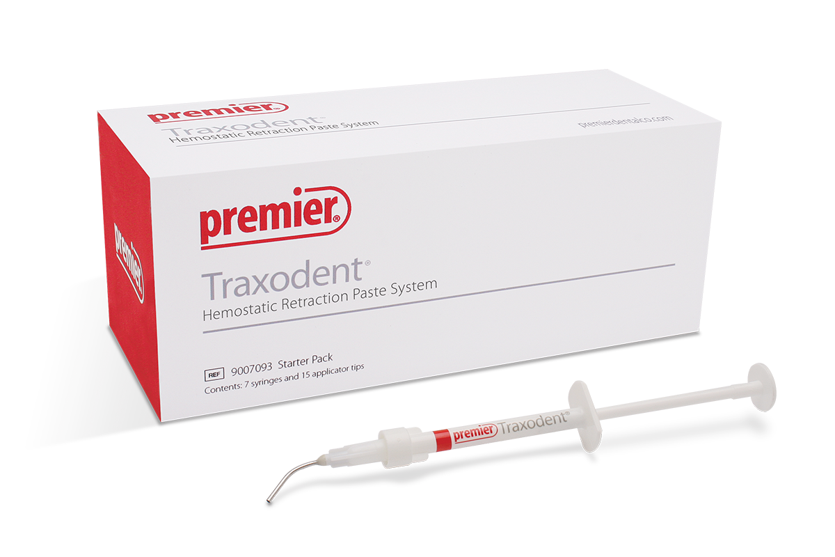 Traxodent Hemostatic Retraction Paste System – Premier Dental, Retraction Cord & Materials