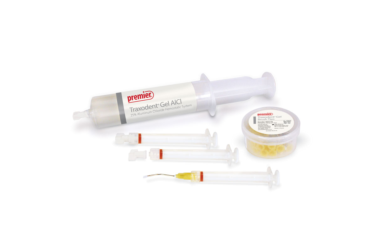 Traxodent Gel AlCl – Premier Dental, Retraction Cord & Materials
