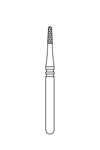 Two Striper® EURO 247-009 – Round-End Taper – Premier Dental, Diamond Burs