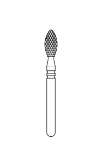 Two Striper® EURO 368-023 – Football – Premier Dental, Diamond Burs