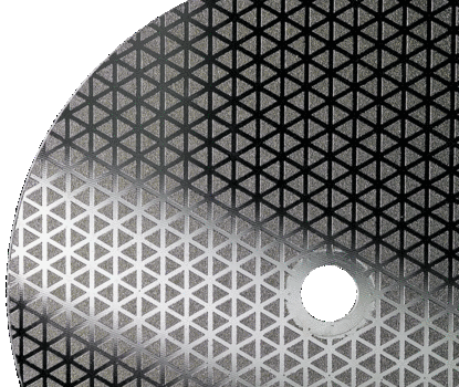 "DELTA" Diamant-Schleifscheibe, teilbelegt