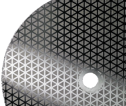 "DELTA" Diamant-Schleifscheibe, teilbelegt