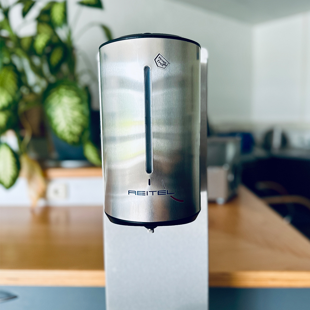 Distributeur de désinfectant SANIRET – REITEL Feinwerktechnik, Disinfection Products