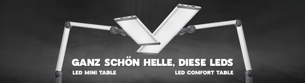 LED COMFORT & MINI - Arbeitsleuchten zur Tischmontage