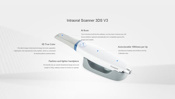 Scanner intra-oral 3DS V3