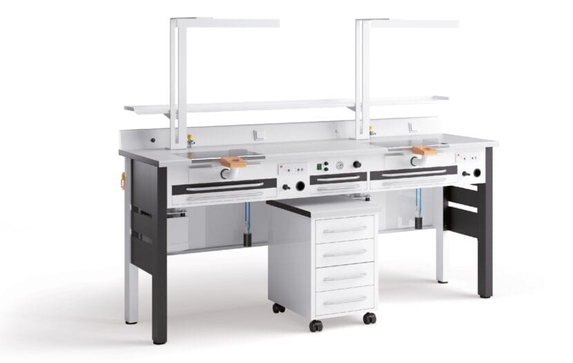 Etabli deux places de travail – Rossicaws SRL, Geräte