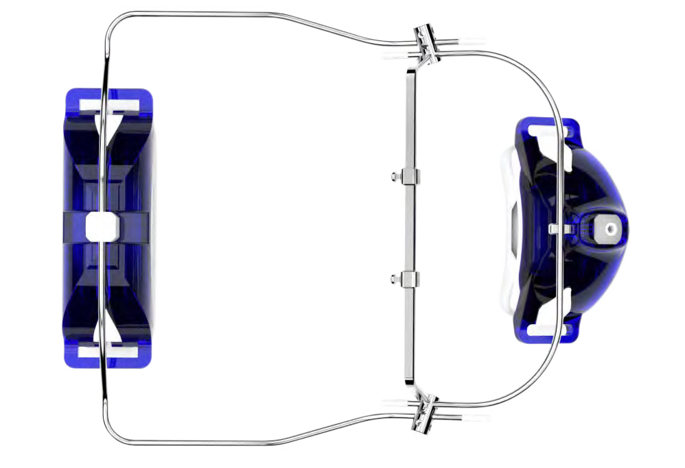 Orthodontic Face Mask Silicon Double shaft