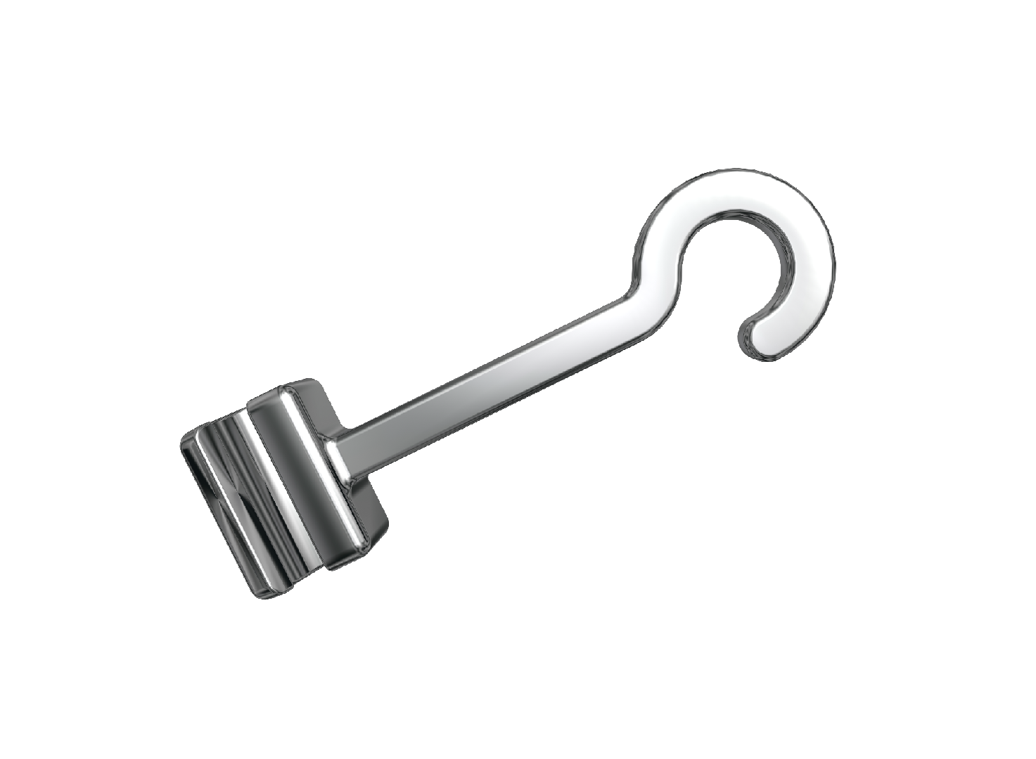 Crimpable Hook Long Curved（Right）